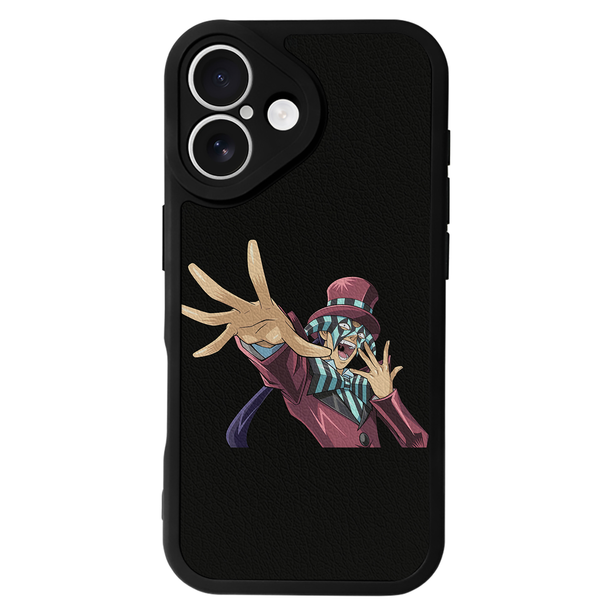 遊☆戯☆王 Yu-Gi-Oh! 【iPhone 16シリーズ対応】シリコンスマホケース（レザー調） 材質：シリコン